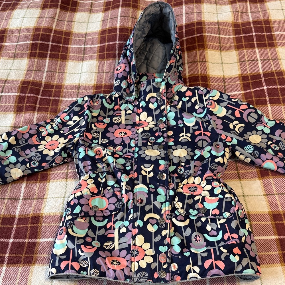Hanna Andersson Kids Floral Raincoat - Multicolor Size 6/7